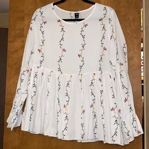 Shein Floral Top